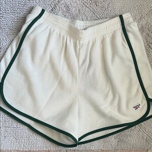 NWT Reebok Terry Shorts sz small Super Cute! Retro Style Gym Shorts